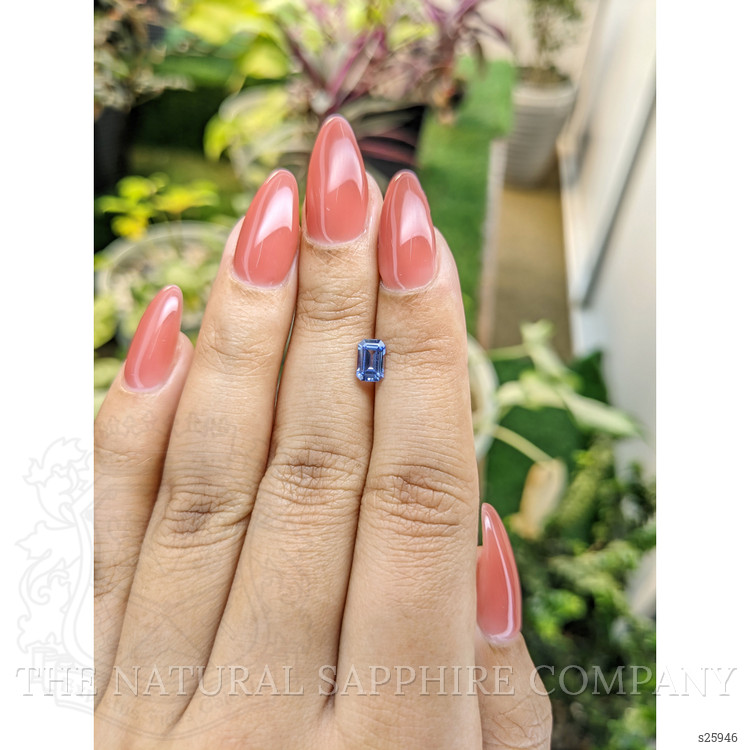 0.74 Ct. Blue Sapphire from Ceylon (Sri Lanka)