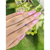 0.41 Ct. Blue Sapphire from Ceylon (Sri Lanka) Life Style