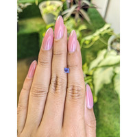 0.41 Ct. Blue Sapphire from Ceylon (Sri Lanka) Life Style