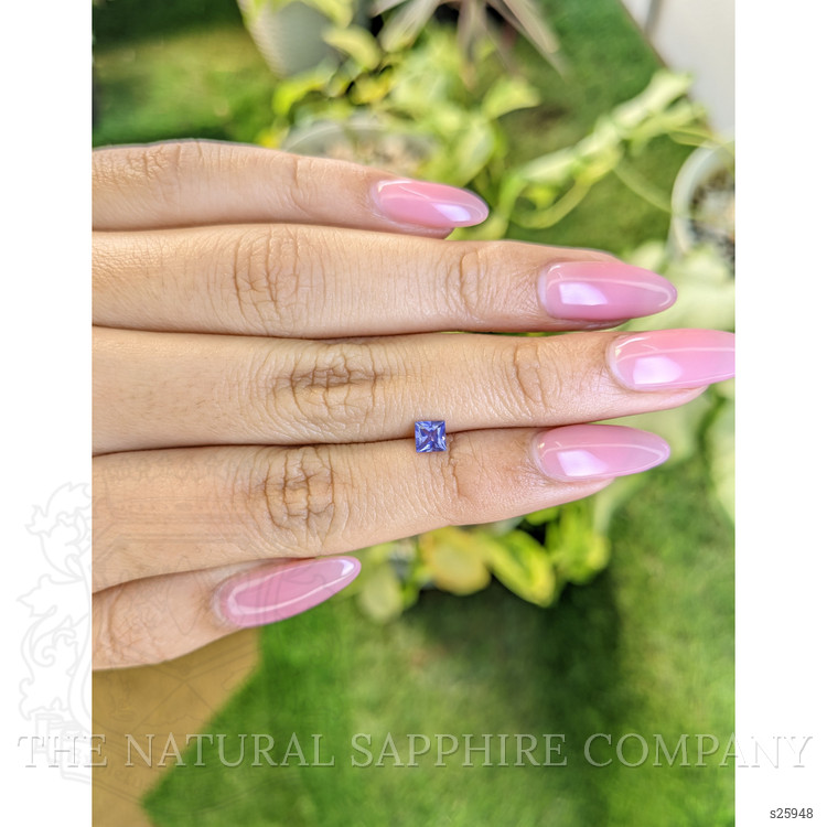 0.41 Ct. Blue Sapphire from Ceylon (Sri Lanka)