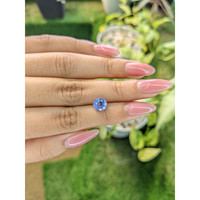 2.61 Ct. Blue Sapphire from Ceylon (Sri Lanka) Life Style