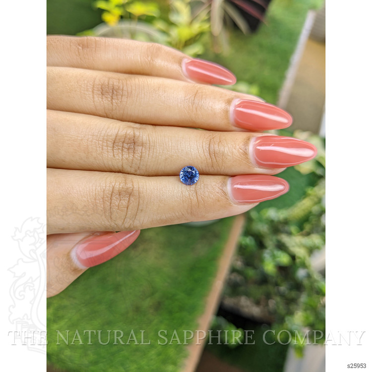 0.93 Ct. Blue Sapphire from Ceylon (Sri Lanka)