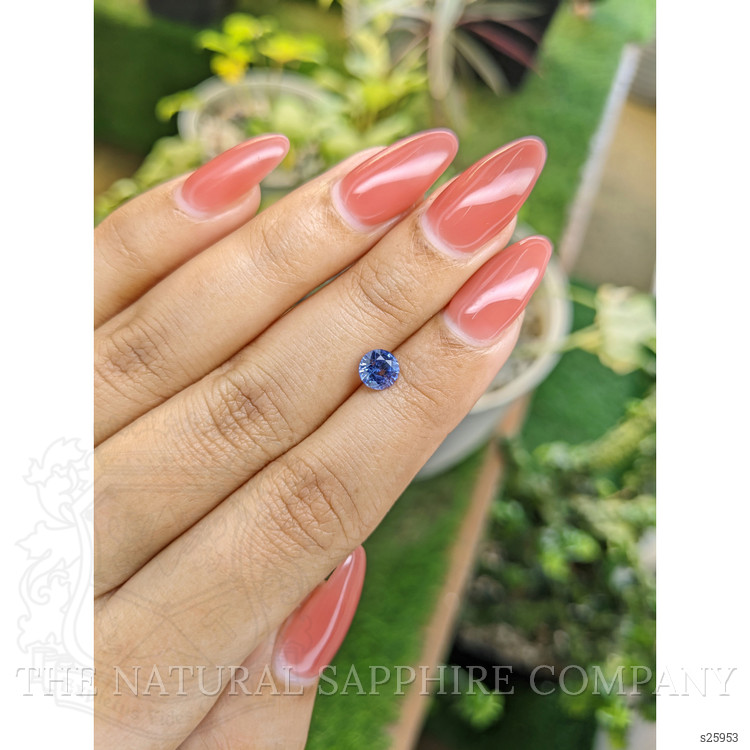 0.93 Ct. Blue Sapphire from Ceylon (Sri Lanka)