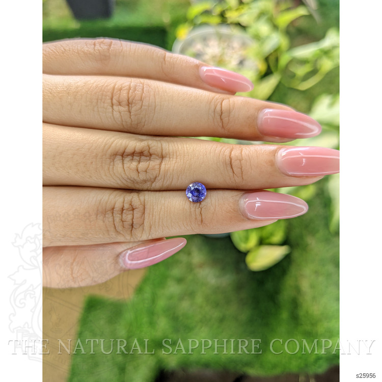 0.84 Ct. Violet Sapphire from Ceylon (Sri Lanka)
