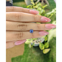 0.91 Ct. Blue Sapphire from Ceylon (Sri Lanka) Life Style