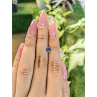 0.56 Ct. Blue Sapphire from Ceylon (Sri Lanka) Life Style