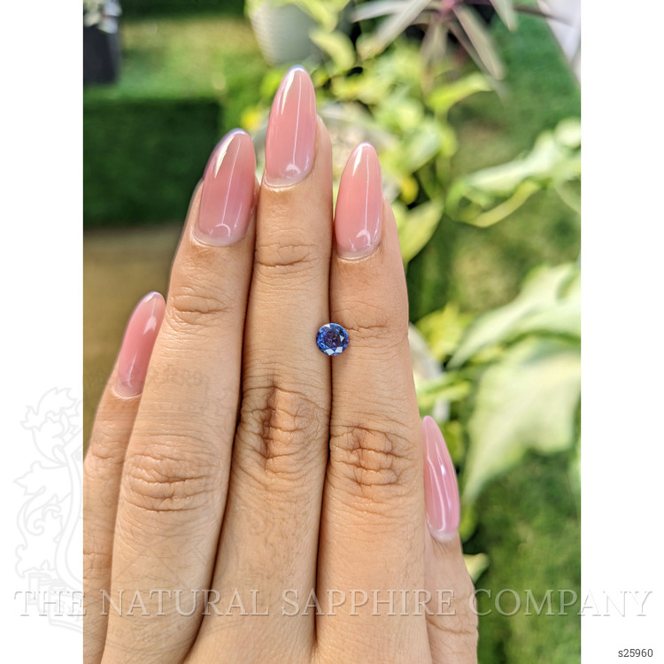 0.56 Ct. Blue Sapphire from Ceylon (Sri Lanka)