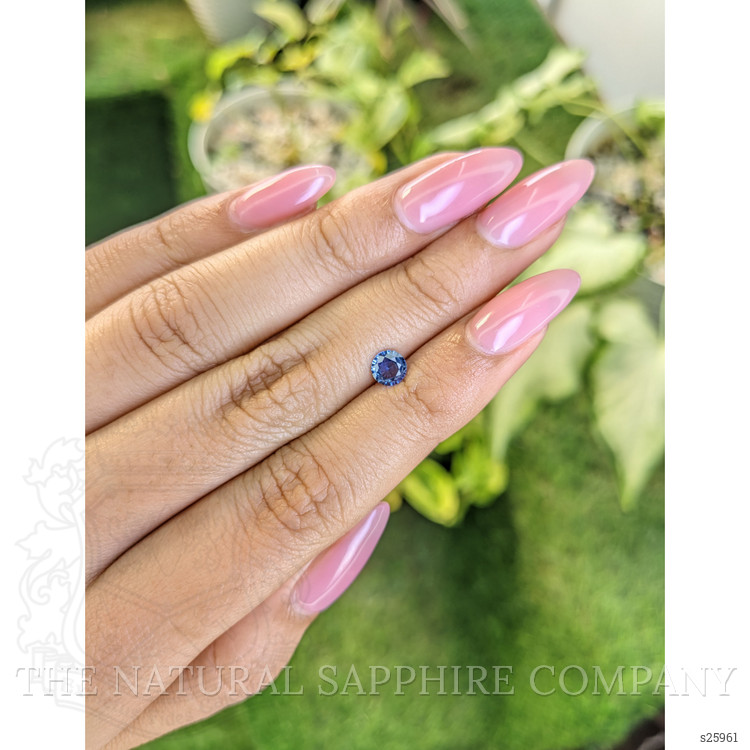 0.53 Ct. Blue Sapphire from Ceylon (Sri Lanka)