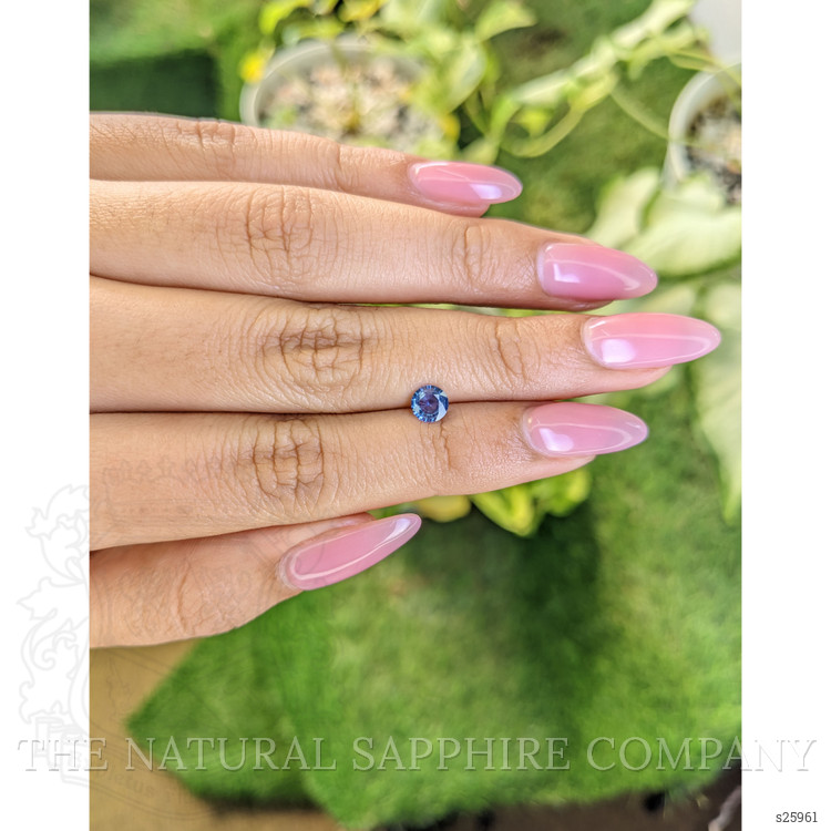0.53 Ct. Blue Sapphire from Ceylon (Sri Lanka)