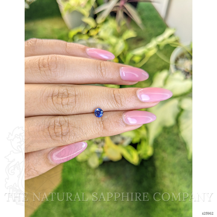0.70 Ct. Blue Sapphire from Ceylon (Sri Lanka)