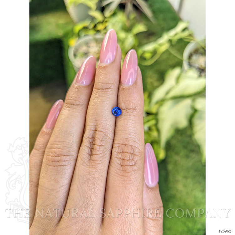 0.70 Ct. Blue Sapphire from Ceylon (Sri Lanka)