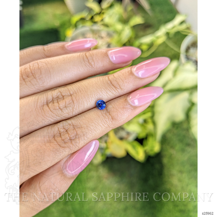 0.70 Ct. Blue Sapphire from Ceylon (Sri Lanka)