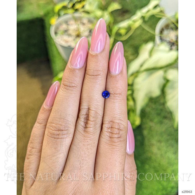 0.54 Ct. Blue Sapphire from Ceylon (Sri Lanka)