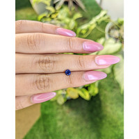 0.54 Ct. Blue Sapphire from Ceylon (Sri Lanka) Life Style