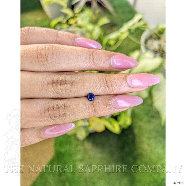 0.54 Ct. Blue Sapphire from Ceylon (Sri Lanka)