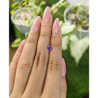 0.69 Ct. Purple Sapphire from Ceylon (Sri Lanka) Life Style