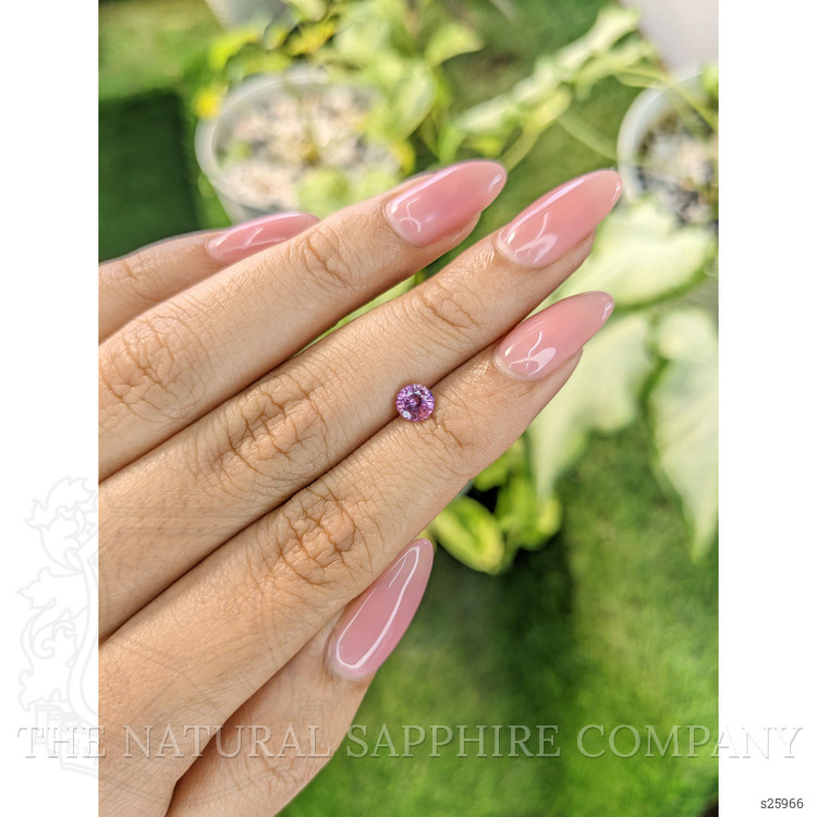 0.68 Ct. Purplish Pink Sapphire from Ceylon (Sri Lanka)