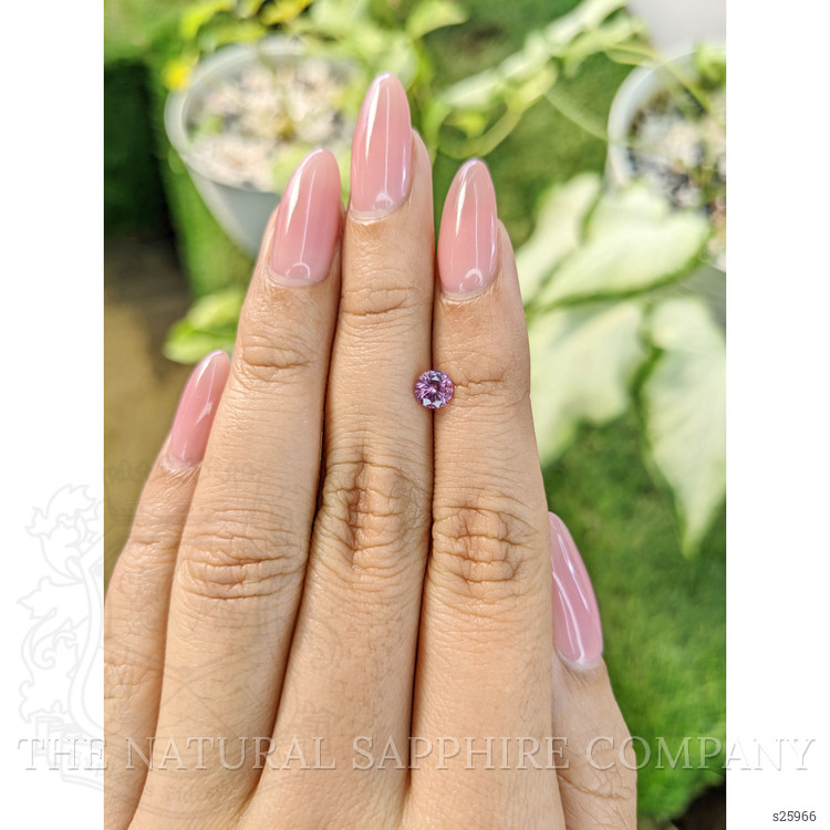 0.68 Ct. Purplish Pink Sapphire from Ceylon (Sri Lanka)