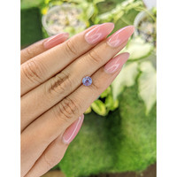 1.07 Ct. Violet Sapphire from Ceylon (Sri Lanka) Life Style
