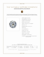 1.37 Ct. Bi Color / Parti Sapphire from Ceylon (Sri Lanka) Scan Report