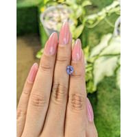 1.25 Ct. Blue Sapphire from Ceylon (Sri Lanka) Life Style