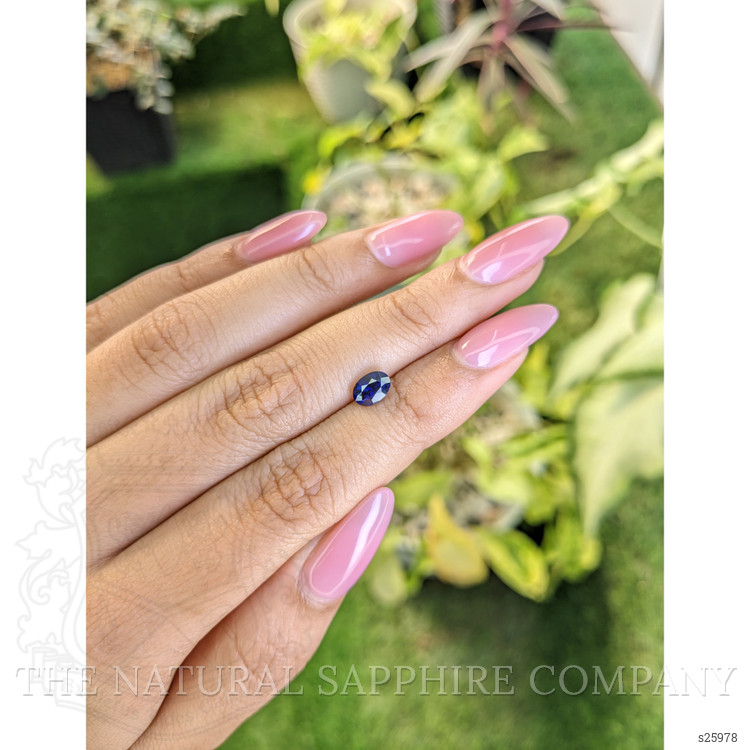 1.13 Ct. Blue Sapphire from Ceylon (Sri Lanka)