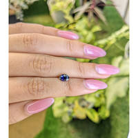1.13 Ct. Blue Sapphire from Ceylon (Sri Lanka) Life Style