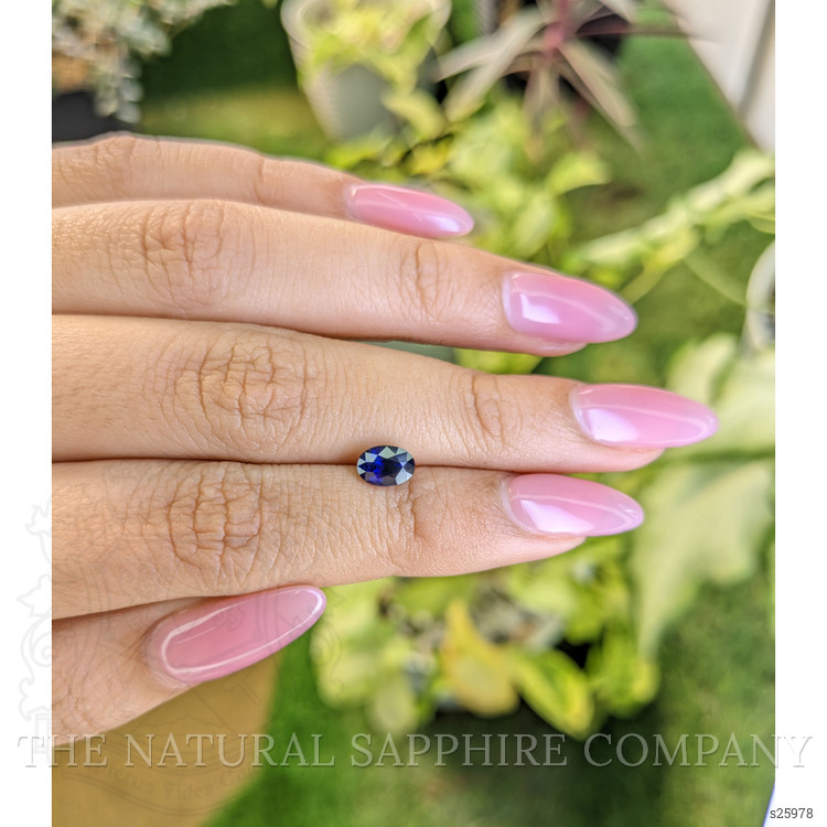 1.13 Ct. Blue Sapphire from Ceylon (Sri Lanka)