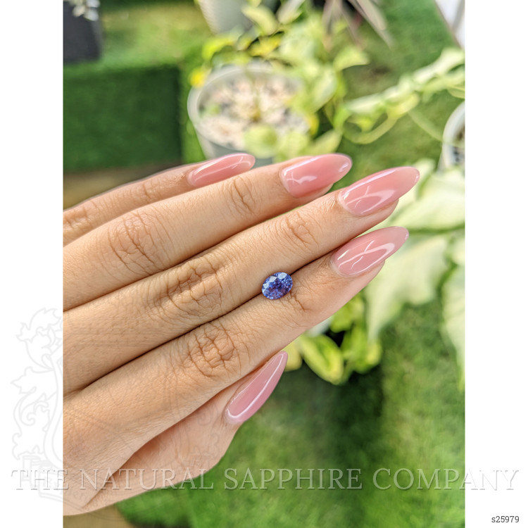 1.09 Ct. Violet Sapphire from Ceylon (Sri Lanka)