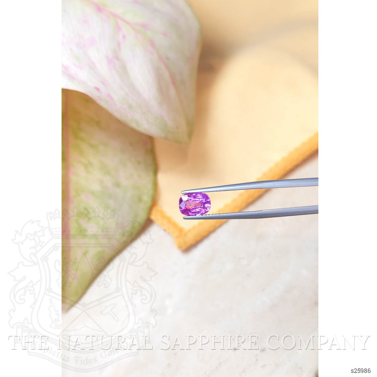 2.05 Ct. Purplish Pink Sapphire from Ceylon (Sri Lanka)