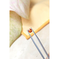 1.05 Ct. Orange Sapphire from Ceylon (Sri Lanka) Life Style