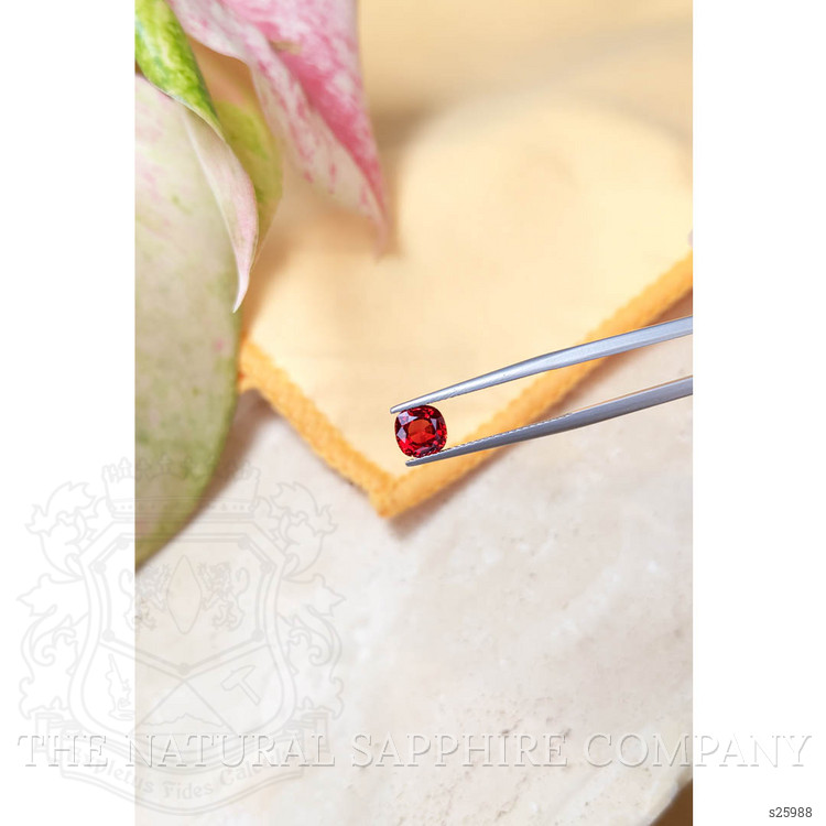 1.35 Ct. Reddish Orange Sapphire from Ceylon (Sri Lanka)