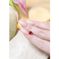 1.35 Ct. Reddish Orange Sapphire from Ceylon (Sri Lanka) Life Style