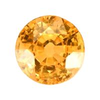 1.47 Ct. Orangish Yellow Sapphire from Ceylon (Sri Lanka) Video