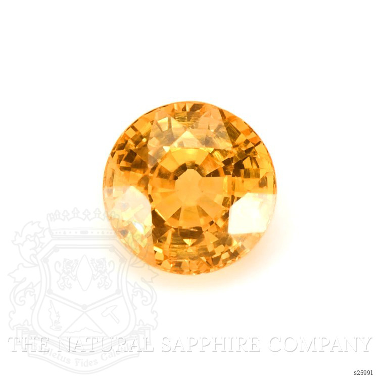 1.47 Ct. Orangish Yellow Sapphire from Ceylon (Sri Lanka)