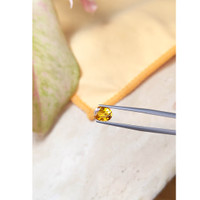 1.68 Ct. Orangish Yellow Sapphire from Ceylon (Sri Lanka) Life Style
