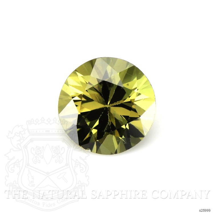 0.92 Ct. Yellowish Green Sapphire from Ceylon (Sri Lanka)