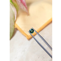 1.17 Ct. Bluish Green Sapphire from Ceylon (Sri Lanka) Life Style