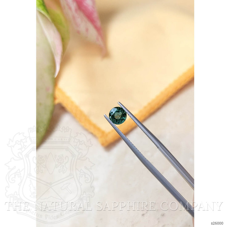 1.17 Ct. Bluish Green Sapphire from Ceylon (Sri Lanka)