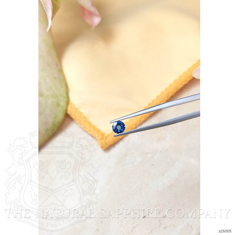 0.56 Ct. Blue Sapphire from Ceylon (Sri Lanka)