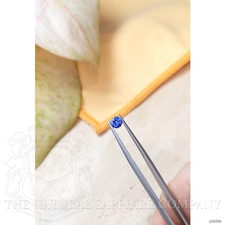 0.60 Ct. Blue Sapphire from Ceylon (Sri Lanka)