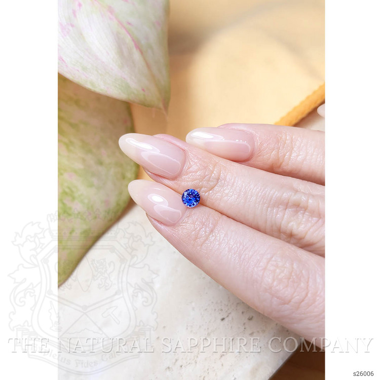 0.60 Ct. Blue Sapphire from Ceylon (Sri Lanka)