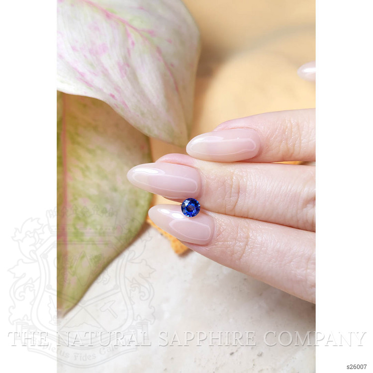 0.65 Ct. Blue Sapphire from Ceylon (Sri Lanka)