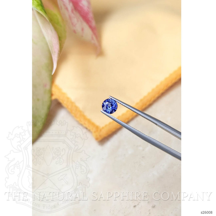 0.84 Ct. Blue Sapphire from Ceylon (Sri Lanka)
