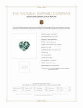 2.04 Ct. Bluish Green Sapphire from Ceylon (Sri Lanka) Scan Report