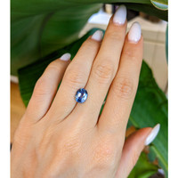 2.03 Ct. Bi Color / Parti Sapphire from Ceylon (Sri Lanka) Life Style
