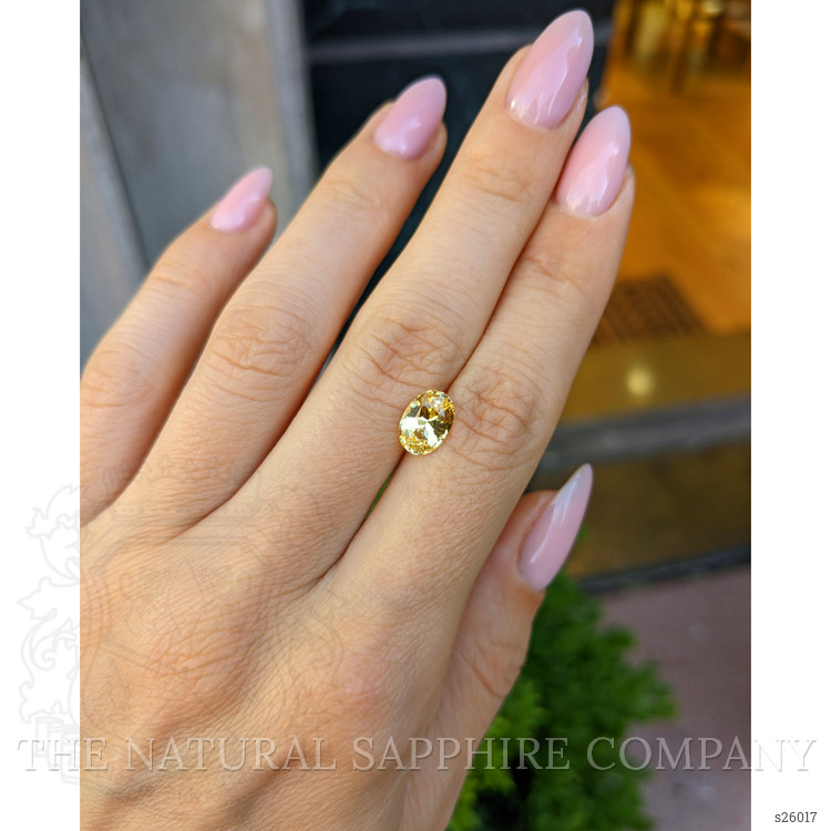 2.05 Ct. Yellow Sapphire from Ceylon (Sri Lanka)