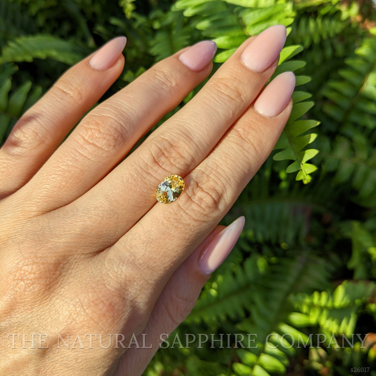 2.05 Ct. Yellow Sapphire from Ceylon (Sri Lanka)