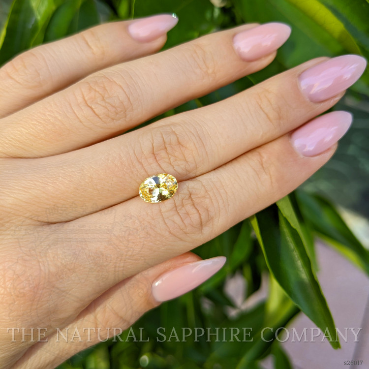 2.05 Ct. Yellow Sapphire from Ceylon (Sri Lanka)