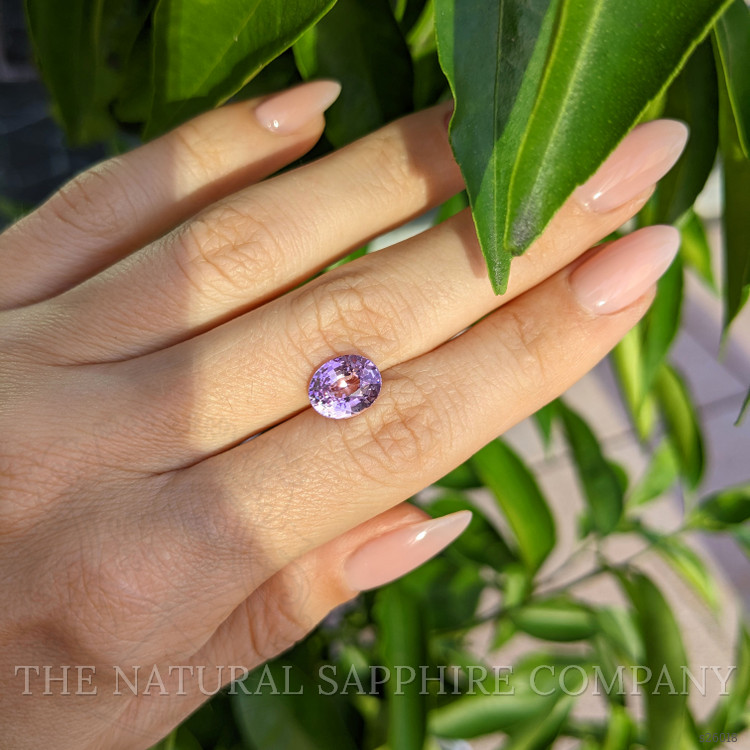 3.13 Ct. Purplish Pink Sapphire from Ceylon (Sri Lanka)
